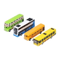 Алуминиеви Автобусни Играчки Комплект Ранно Обучение Издърпайте Назад Модел На Превозно Средство Момчета Игра Играчки