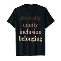 Тениска за митинг на равенство с разнообразие, принадлежащо на политическия протестен рали тениска