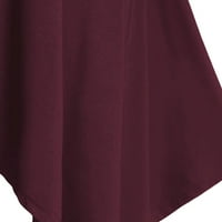 WHLBF Хелоуин рокли за жени Clearance Дамски готическа пънк рокля стил стил без ръкави от рамо с средна дължина рокля