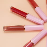 Baycosin Color Lip Gloss не избледнява лесно силно пигментиран цвят и незабавен блясък, без пръчка чаша устна гланцса странична кадифена течност