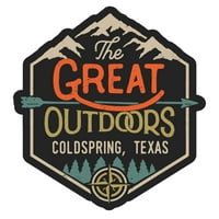 Coldspring Тексас страхотният дизайн на външния дизайн винилов стикер