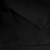 Скъсани поли за жени Дамски нов моден стил дълъг ръкав плътен цвят двуреден костюм Къса пола на клирънс