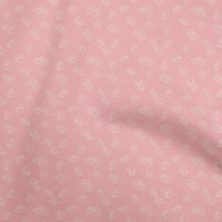 един памучен слой светло розов Плат понички Направи Си Сам дрехи Ватиране Плат печат плат от двор широк