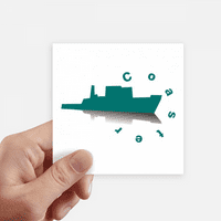 офшорни търговски кораб океан стикер квадратни водоустойчиви стикери тапети кола декал