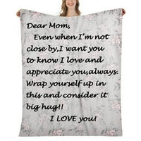 Подарък за дъщеря от мама хвърляне на одеяло, одеяло на дъщеря на пеперуда от мама, хвърляне на одеяла за рожден ден за дъщеря за дипломиране, Ден на майките, Коледа,
