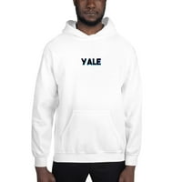 Три цвят Yale Hoodie Pullover Sweatshirt от неопределени подаръци