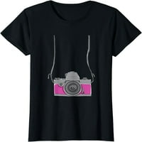 Фалшива туристическа камера - забавна ваканционна тениска на фотографа
