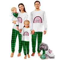 Кучешка пижама за малки кучета класическа Коледна пижама комплект размери бебе-деца-възрастни-кучета, Унисекс