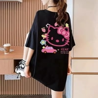 Sanrio Hellow Kitty Y2K Tshirt Top Artoon Wild Loos