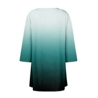 Gotyou cardigan за жени с ръб от печат с печат с дълги ръкави отворени предни пуловери плетени палто с джобни зелени xxxl