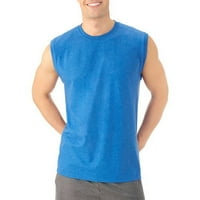Мъжка мускулна тениска с ребро подстригване