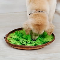 Xmarks Snuffle Mat for Dogs Sniffing Feeding Mat, куче Snufle Mat Бавно хранене купа Куче против приплъзване на носа работа сплайсирана тренировка розово розово