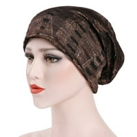 Fdelink жени Индия шапка рак на рак химио шапка шал шал тюрбан капачка за опаковане на главата, капачка