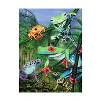 Изобразително изкуство 'дървесни жаби' от Патрик Съливан