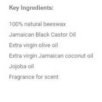 Слънчев остров Ямайка Черно рициново масло екстра тъмна коса помада Оз