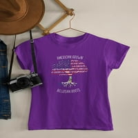 Американска Тениска С Белизски Корени Жени-Смарт Принтове Дизайн, Женски Малки