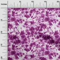 OneOone Cotton Cambric Purple Fabric Tie Dye Craft Projects Decor Fabric Отпечатано от двора широк