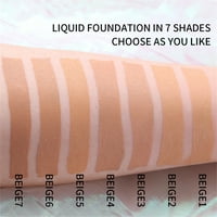 Съгласие за грим за лице високо светло лице Течна основа грим Пълно покритие Ужател Whiten 30ml за всички типове кожа с дълга тъпанна формула