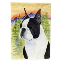 Съкровищата на Caroline SS8187-Flag-Parent Boston Terrier Flag, мултилочен