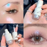 Erinde Liquid Glitter Eyeshadow Eyeline Corean Makeup Tear Drop Metallic Lightweight Water Texture Дълго носене на свободно бляскаво лепило за кристали очи Блясък Христос 10ml