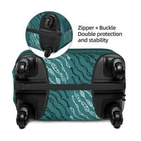 Протектор за покритие на багаж за пътуване, безпроблемен модел куфар за багаж, среден размер