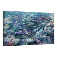 Шедьовър Художествена галерия подводни цветове и риба асортимент от Студио изкуства платно Арт Принт