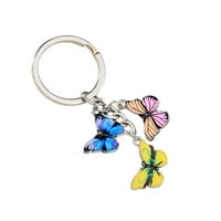 Wozhidaoke Key Holder keychain цвят капещ пеперуда висулка ключодържател модна чанта за клавиша висулка за клавиши за ключове