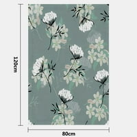 Одеяло супер мек фланел уютен растение Цветя дом Основи с висока дишане пухкави одеяла за легло най -добри размери на подаръци