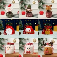 Коледна творческа чанта за подаръци за бонбони Коледна подарък Коледна чанта
