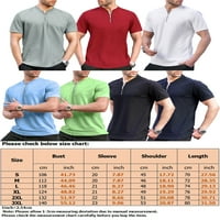 Glonme Men Summer Tops V Neck Thiss Thrys Short Dleave Thrish Holiday Lessual Pullover Loos