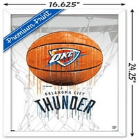 Oklahoma City Thunder - Poil Basketball Wall Poster, 14.725 22.375