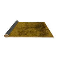 Ahgly Company вътрешен правоъгълник ориенталски жълти килими от индустриална зона, 7 '10'