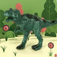 Kripyery Dinosaur Racing Track Diy Bend Гъвкав ярък външен вид животински форма Електрически динозавър състезателна писта образователни играчки Детски подаръци