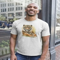Красива джунгла Тигър тениска Мъже-изображение от Шатърсток, Мъжки х-голям
