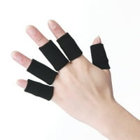 Спортни пръстови ръкави за поддръжка на опаковане - нараняване на ръцете - костюм за жени мъже - черно