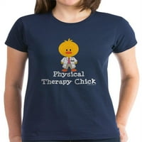 Cafepress - Физикална терапия Чик Женска тъмна тениска - Дамска тъмна тениска