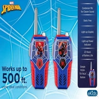 Spiderman Toy Walkie Talkies за деца, леки на закрито и външни играчки за деца