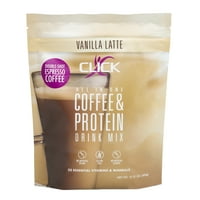 Кликнете Кафе & Протеин На Прах Чанта-Ванилия Лате