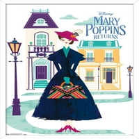 Disney Mary Poppins Returns - Illustrated Mary Wall Poster, 14.725 22.375