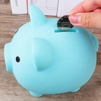 Piggy Piggy Bank Creative Children Promotal Gift Cartoon Piggy Bank Flesh Голямо синьо l