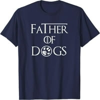Мъжки баща на кучета Риза най-добър подарък за любителите на кучета Татко тениска