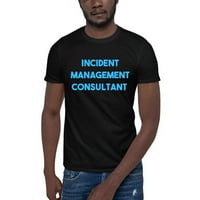3хл син консултант по управление на инциденти памучна тениска с къс ръкав от неопределени подаръци