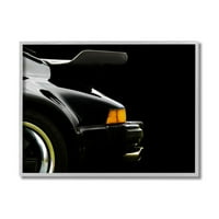 Ступел индустрии модерен спортен автомобил Заден изглед детайли черно оранжево дизайн от Клайв Брансън