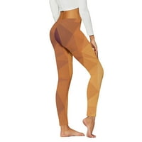 Дамски Панталони Шикозни Ежедневни Тесни Спортни Йога Цветни Геометрични Щампи Гамаши Панталони Гамаши