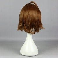 Уникални перуки за човешка коса за жени дама 14 кафяви перуки с перука капачка