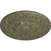 Екена Милуърк 3 4 од 2 П Сидни таван медальон, Ръчно рисувана вещица леска пращене