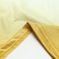 Дамски върхове блузи обикновени резервоари за жените вратовръзки за печат без ръкави O Neck Vest Tank Tunic Blouse върхове, XL
