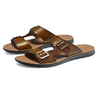 Лейцихоп мъжки плажни сандали отворени пръсти на летни слайдове чехли