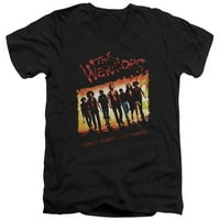 The Warriors NYC Gang Thriller Action Movie One Gang Adult V-Neck Thry Tee