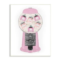 Ступел индустрии розови гумени машина глем дизайнер парфюм бутилки дърво стена изкуство, 15, дизайн от Аманда Грийнууд